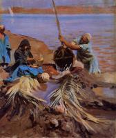 Sargent, John Singer - Egyptians Raising Water from the Nile
